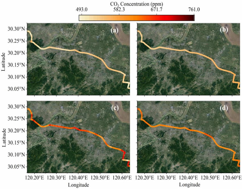 應(yīng)用案例-紹興城市道路走航監(jiān)測(cè)CO2濃度分布圖.png
